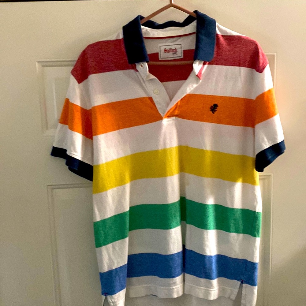 Stafford Prep Polo Shirt - Sz Medium MultiColor Y2K